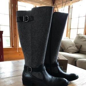 Black and Grey Born Boots